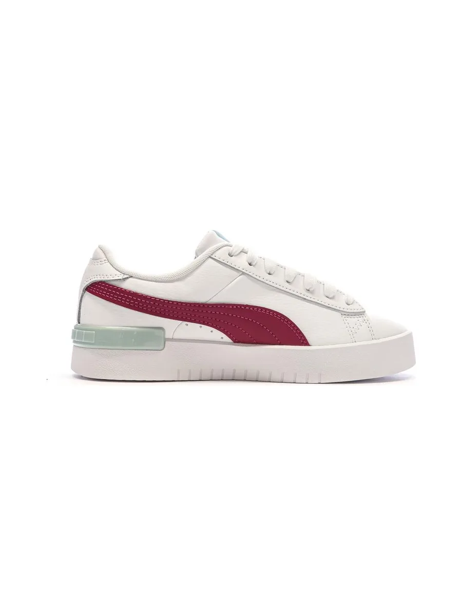 Baskets Blanches/Bordeaux Fille Puma Jada 381990-02 3