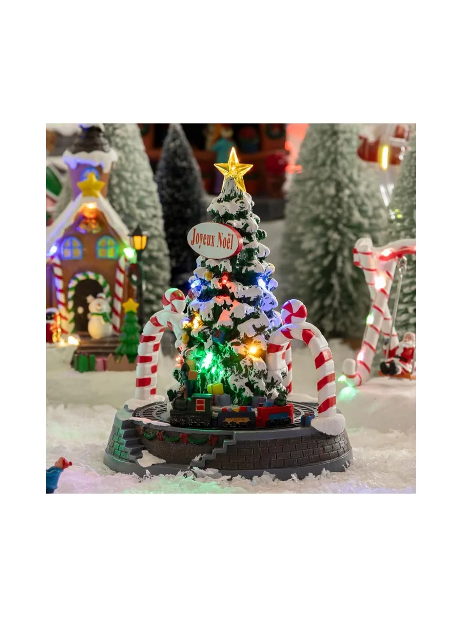 Village de Noel Sapin Train 208836 3