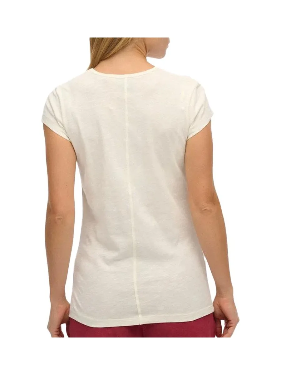 T-Shirt Beige Femme Superdry Athletic 3
