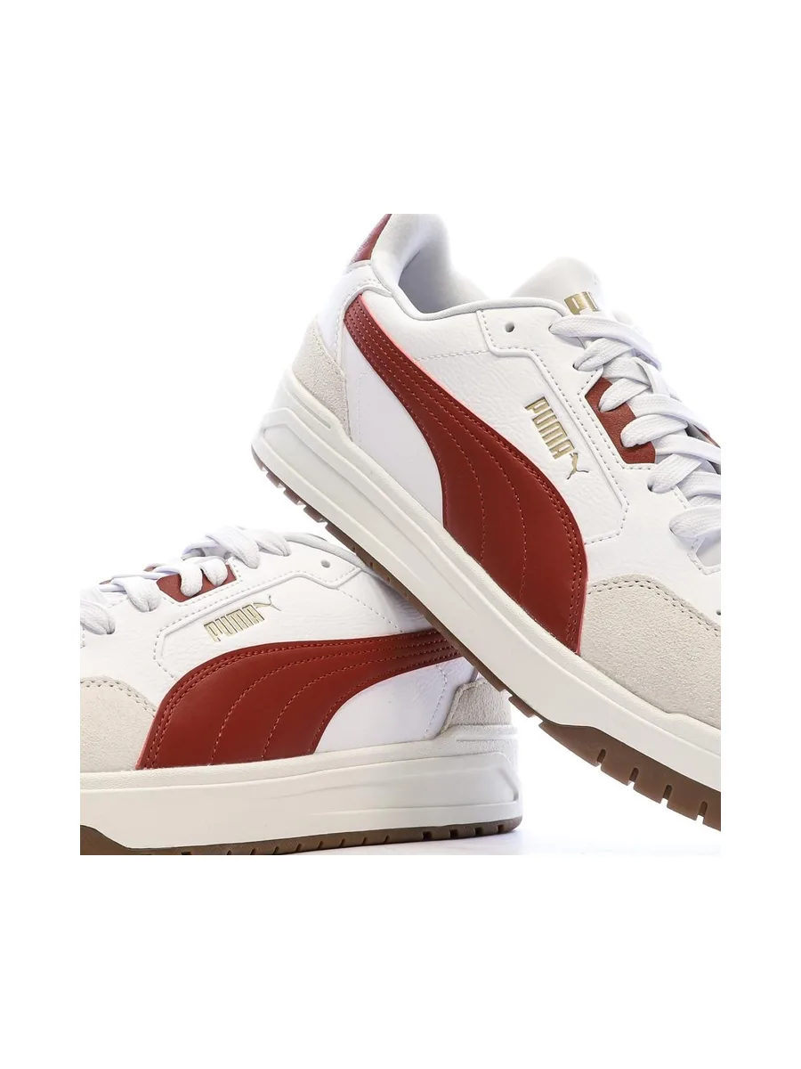 Baskets Blanc/Rouge Homme Puma Shuffle Downtown 8