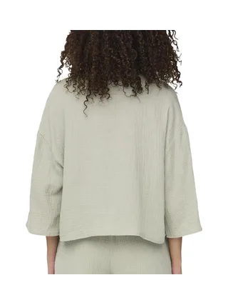 Chemise Verte Femme JDY Theis Life 3/4 2
