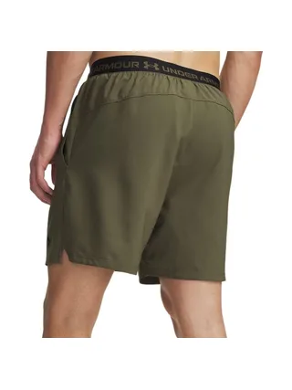 Short de Running Kaki/Noir Homme Under Armour Vanish Woven 1373718 2