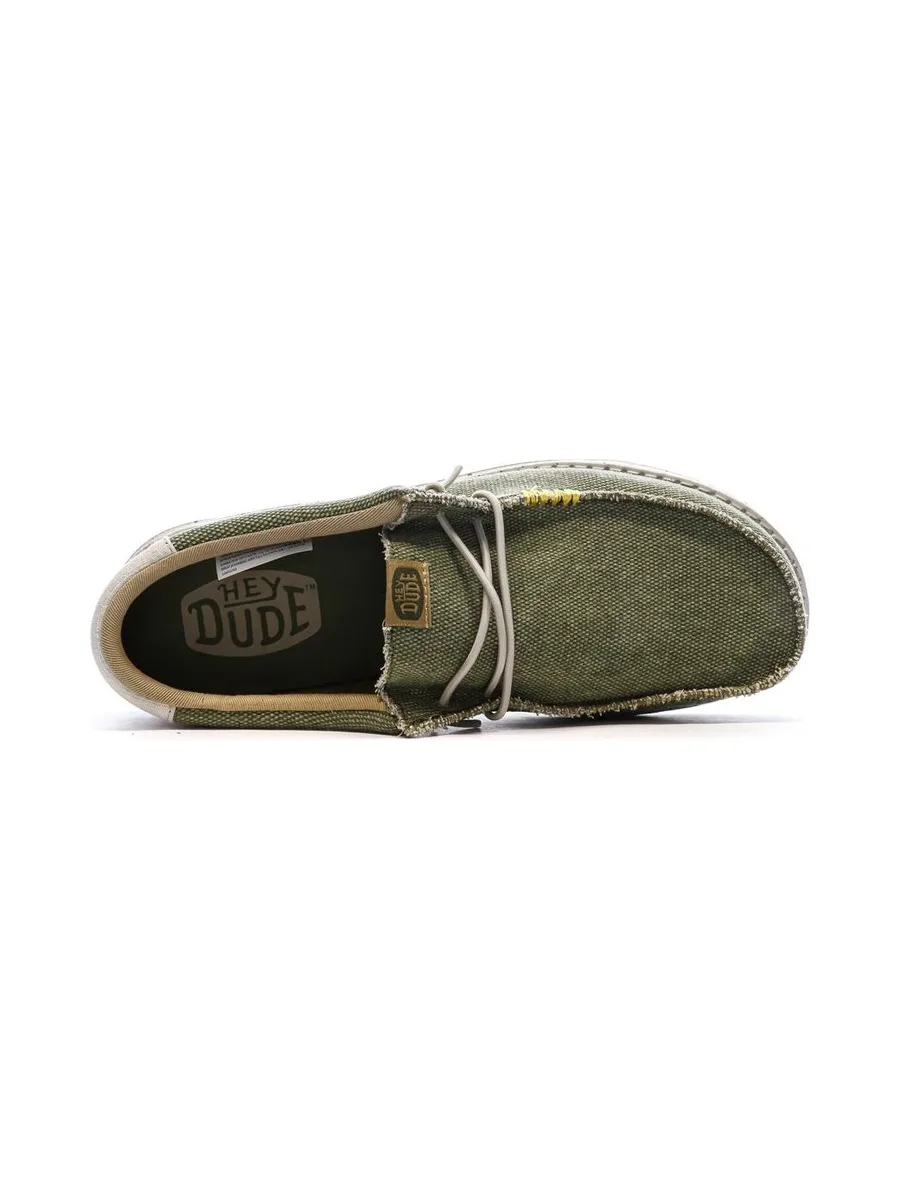 Chaussures Vert Homme Hey Dude Olive 5