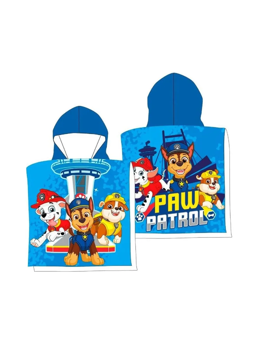 Poncho Bleu Garçon Sport Zone Pat Patrouille 3