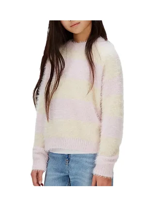 Pull Jaune/Rose Fille Calvin Klein Jeans Ck Stripe 1