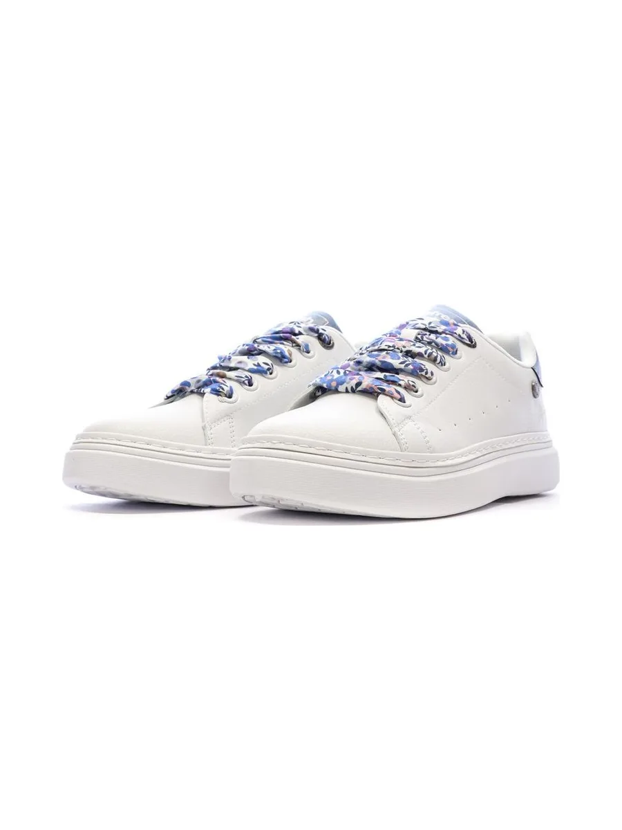 Baskets Blanches/Bleu Femme Refresh 175227 Coral 7