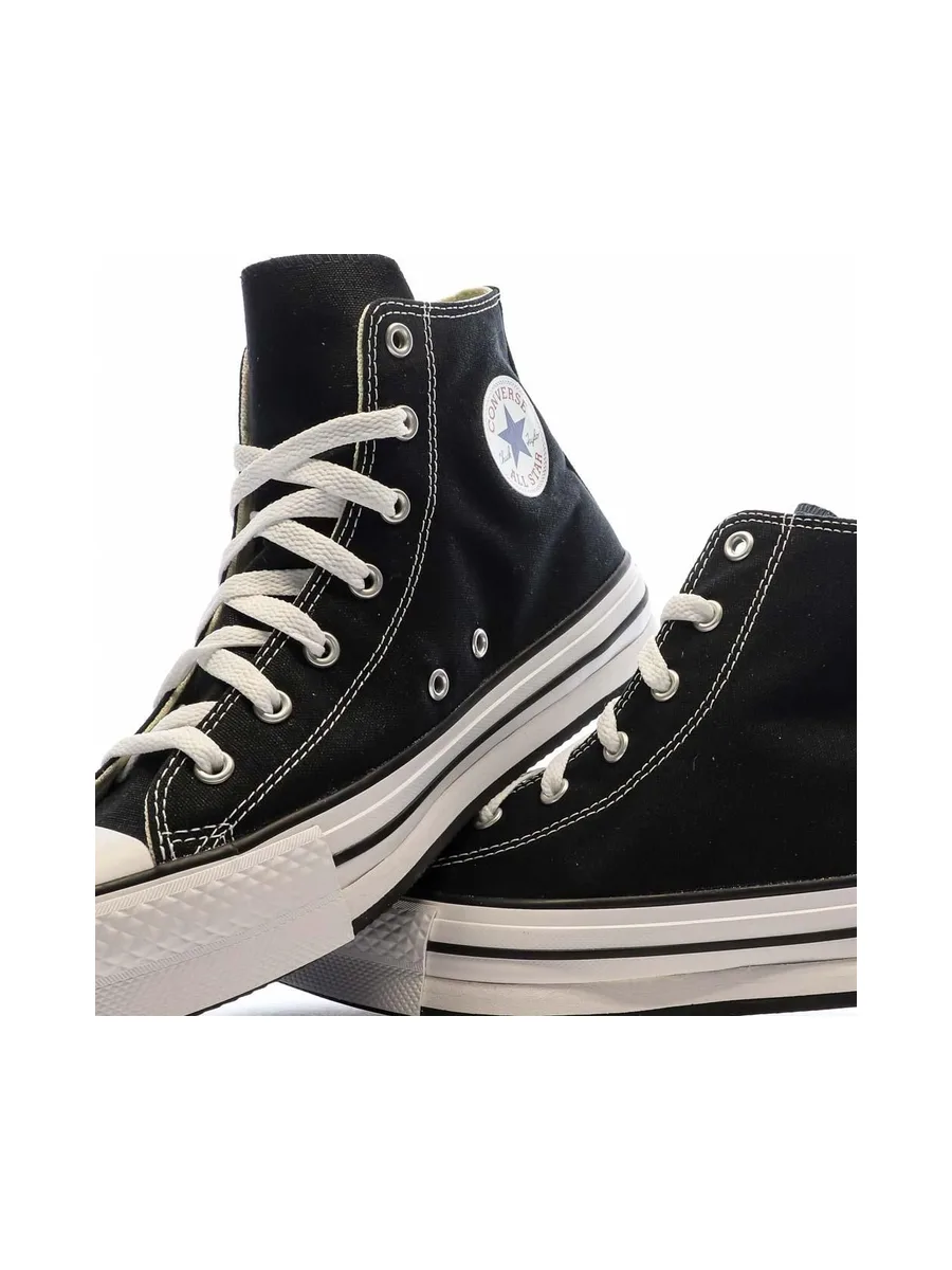 All Star Baskets Montantes Noires Femme Converse 8