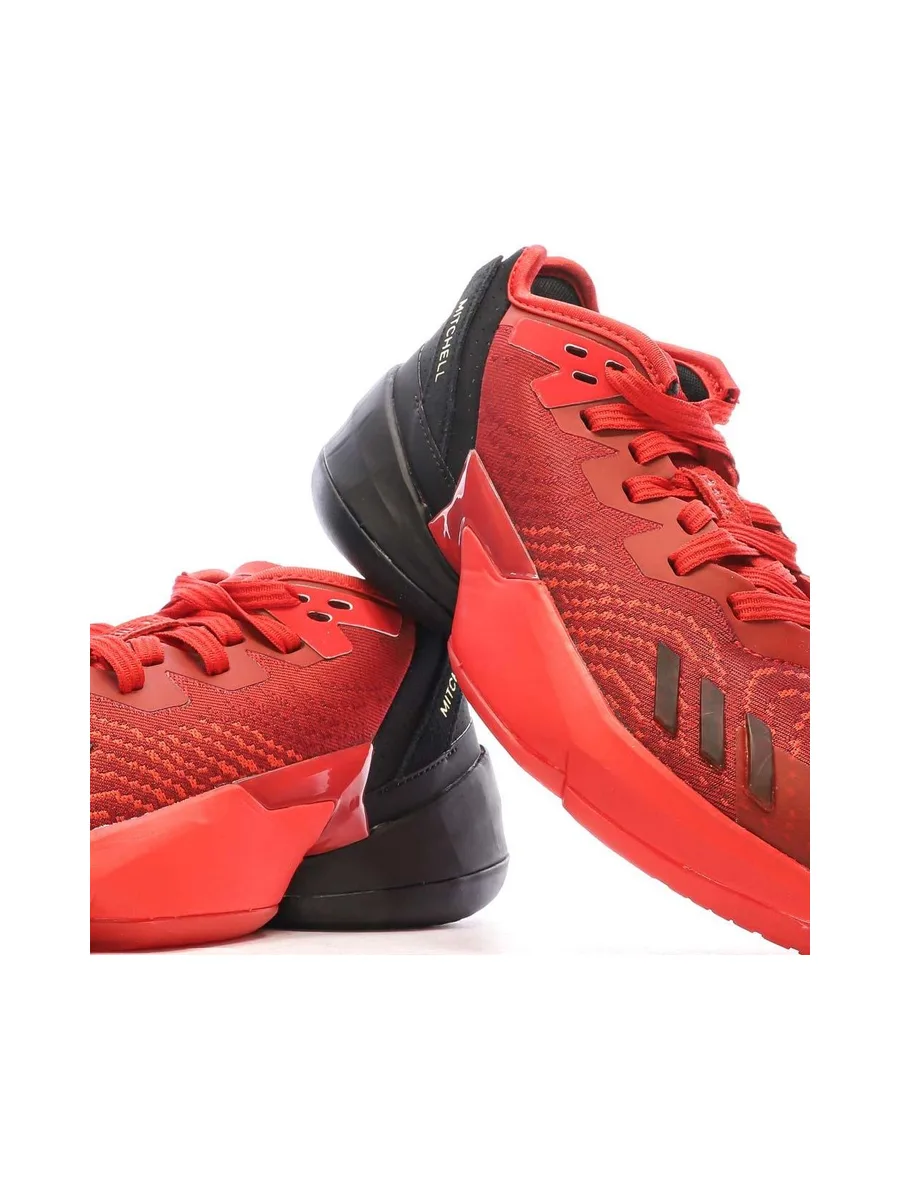 Chaussures de Basketball Rouges Junior Adidas D.o.n. Issue 4 8