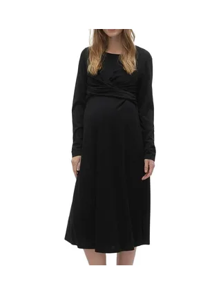 Robe Noire Femme Mamalicious Bea 1