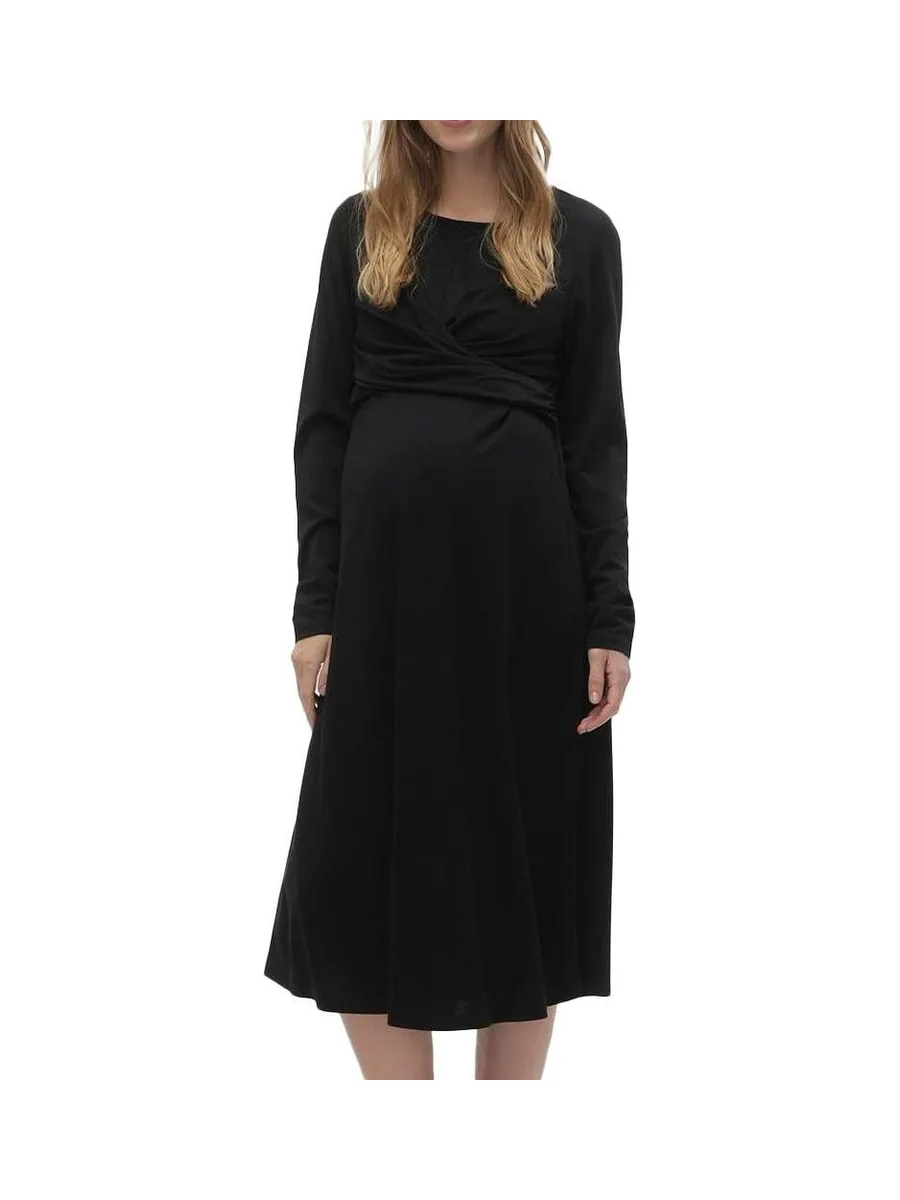 Robe Noire Femme Mamalicious Bea 2