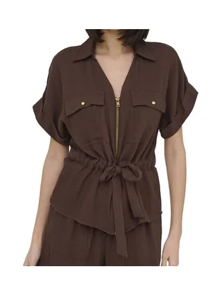 Blouse Marron Femme JDY Mille 1