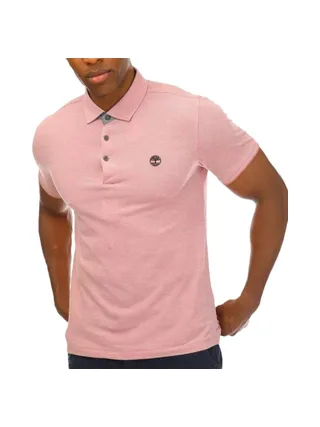 Polo Rose Clair Homme Timberland Oxford 1
