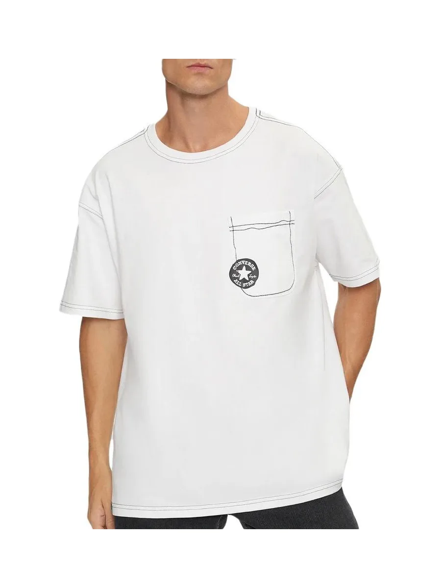 T-Shirt Blanc Homme Converse Sketch 1