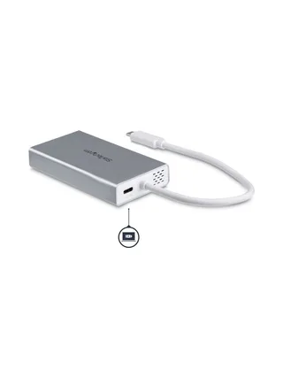 USB C Multiport Adapter - PD - Silver 4