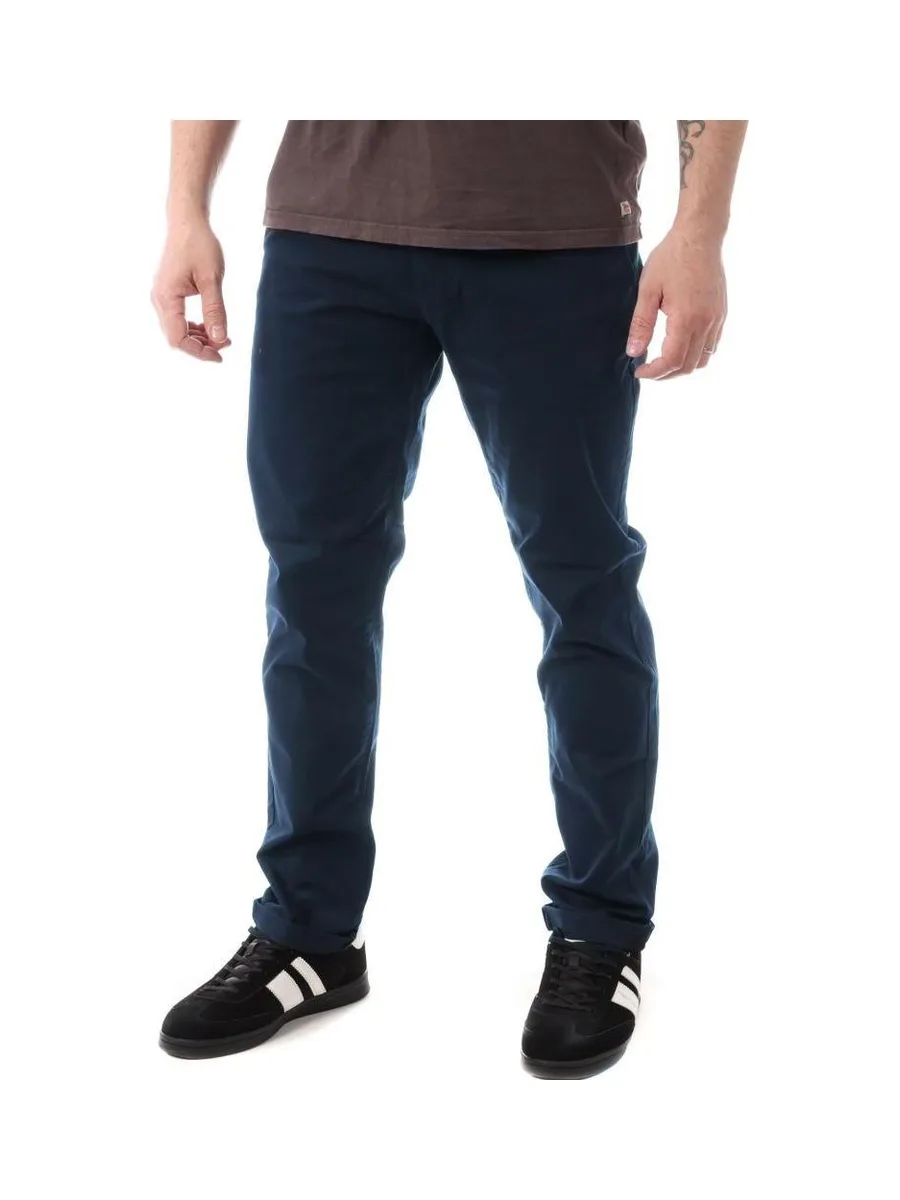 Pantalon Chino Marine Foncé Homme Paname Brothers Costa1 2