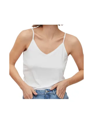 Débardeur Blanc Femme Vila Singlet 1