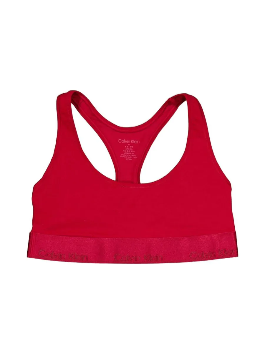 Brassière Rouge Femme Calvin Klein Jeans Unlined90 2