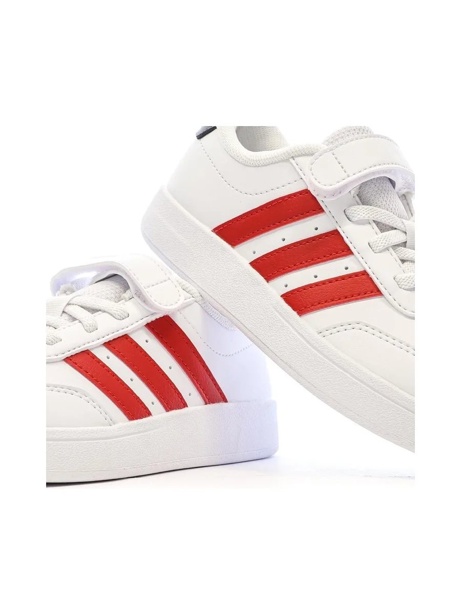 Baskets Blanc/Rouge Garçon Adidas Breaknet 2.0 8