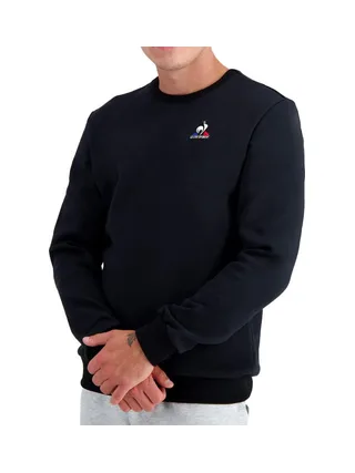 Sweat Noir Homme Le Coq Sportif Crew 1