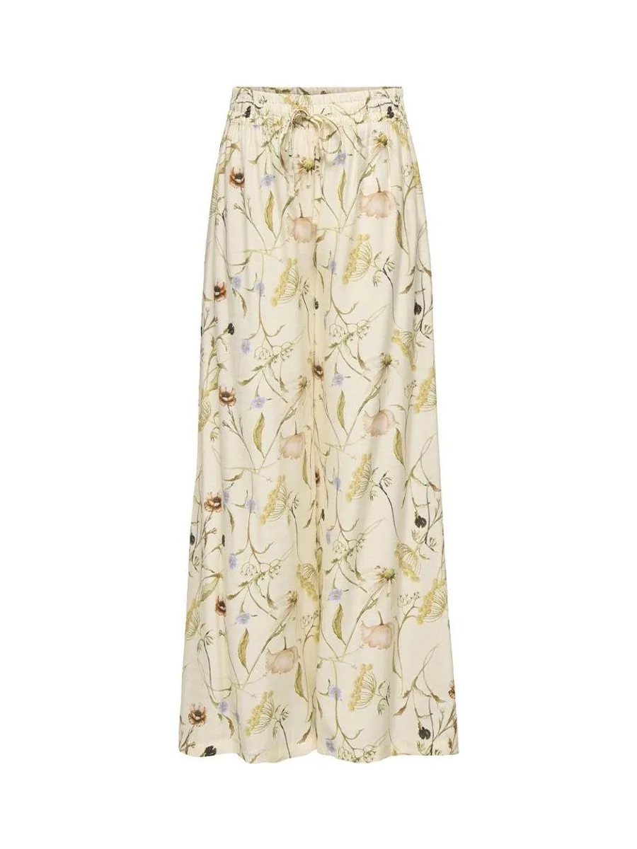 Pantalon fluide Beige JDY Ace Life 2