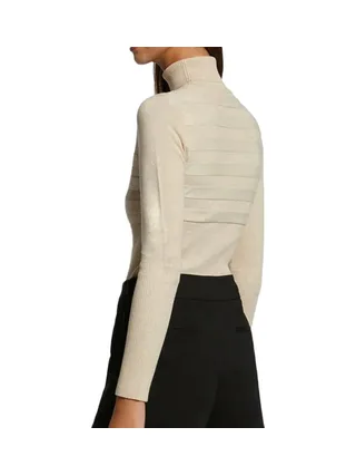 Pull Beige Brillant Rosé Femme Morgan Mentosa 2