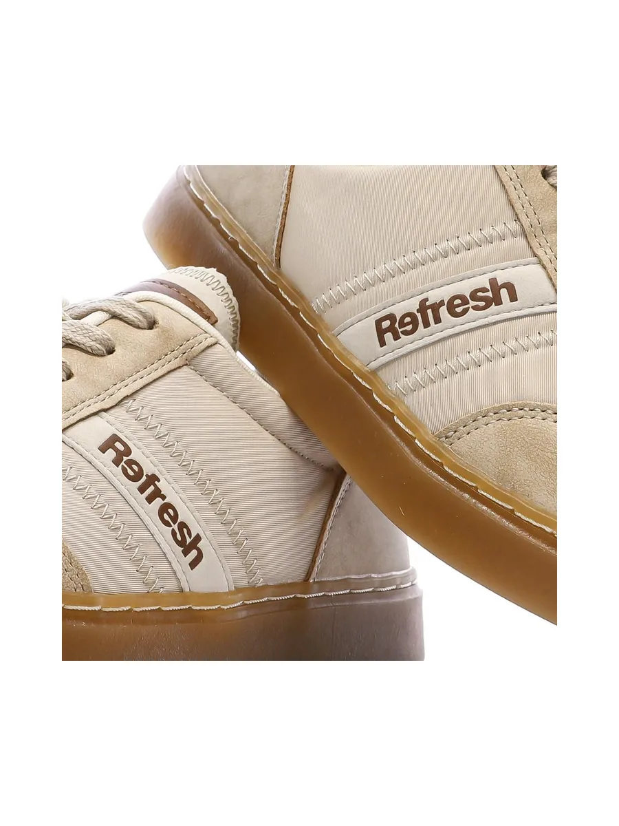 Baskets Beige Femme Refresh 172433 8
