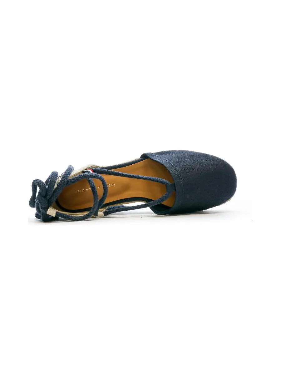 Chaussures compensées Marine Femme Tommy Hilfiger Linen 5