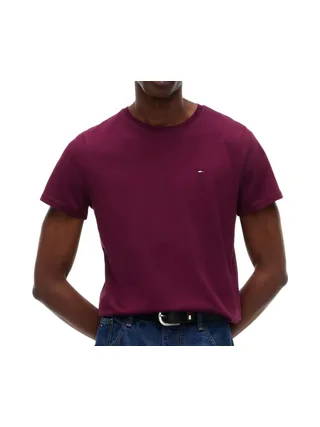 T-shirt Bordeaux Homme Tommy Hilfiger Tjm Xslim Jersey 1
