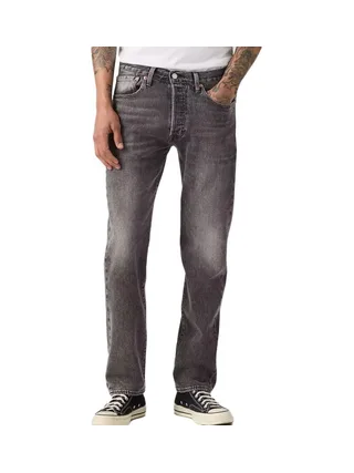 Jean Gris Homme Levi's 501 Levis Original Fit Greys 1