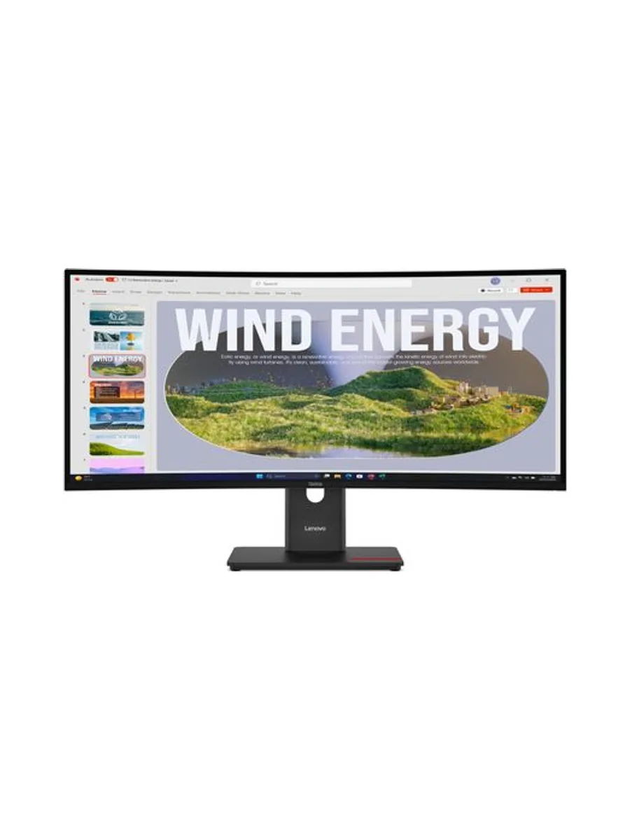 Lenovo ThinkVision T34WD-40 computer monitor 1