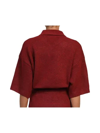 Pull Rouge Femme An'ge Romane 2