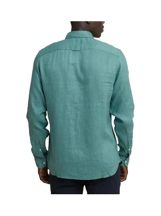 Chemise Bleu Homme Timberland Linen 2