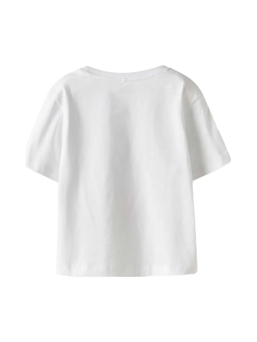 T-Shirt Blanc Garçon Name it Vanyo 2