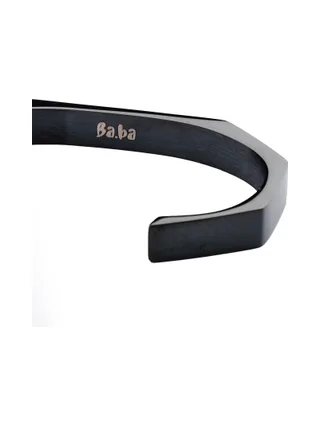 Bracelet Quatre Chemins noir - acier 3