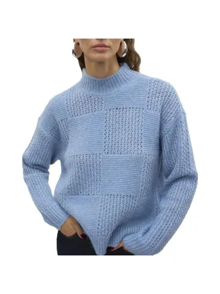 Pull Bleu Femme Vero Moda Moon 1