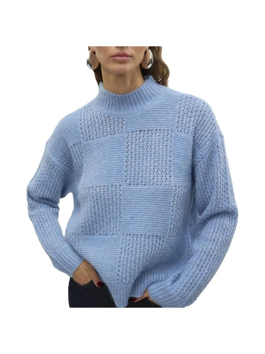 Pull Bleu Femme Vero Moda Moon 2