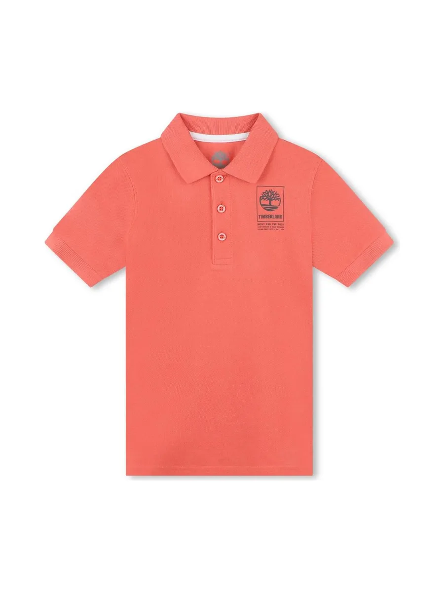 Polo Terracotta Garçon Enfant Timberland T60061 2