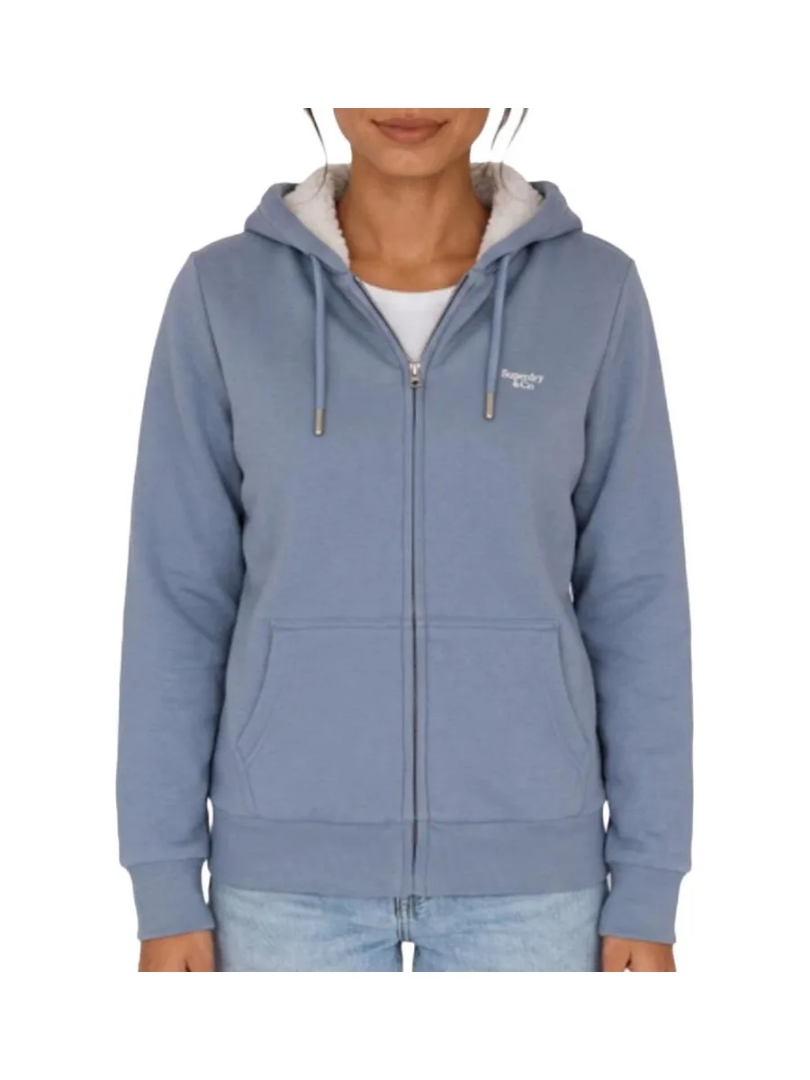 Sweat Bleu Femme Superdry Signature 2