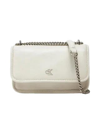 Sac à Main Ecru Femme Calvin Klein Jeans Chain Ew 1