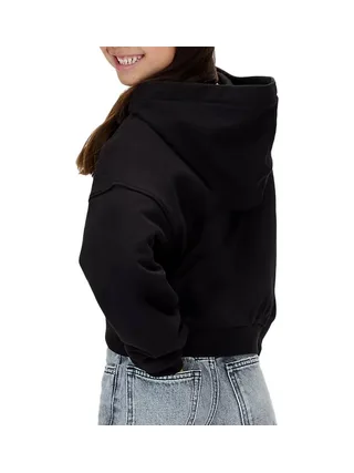 Sweat Noir Fille Calvin Klein Jeans Terry 2