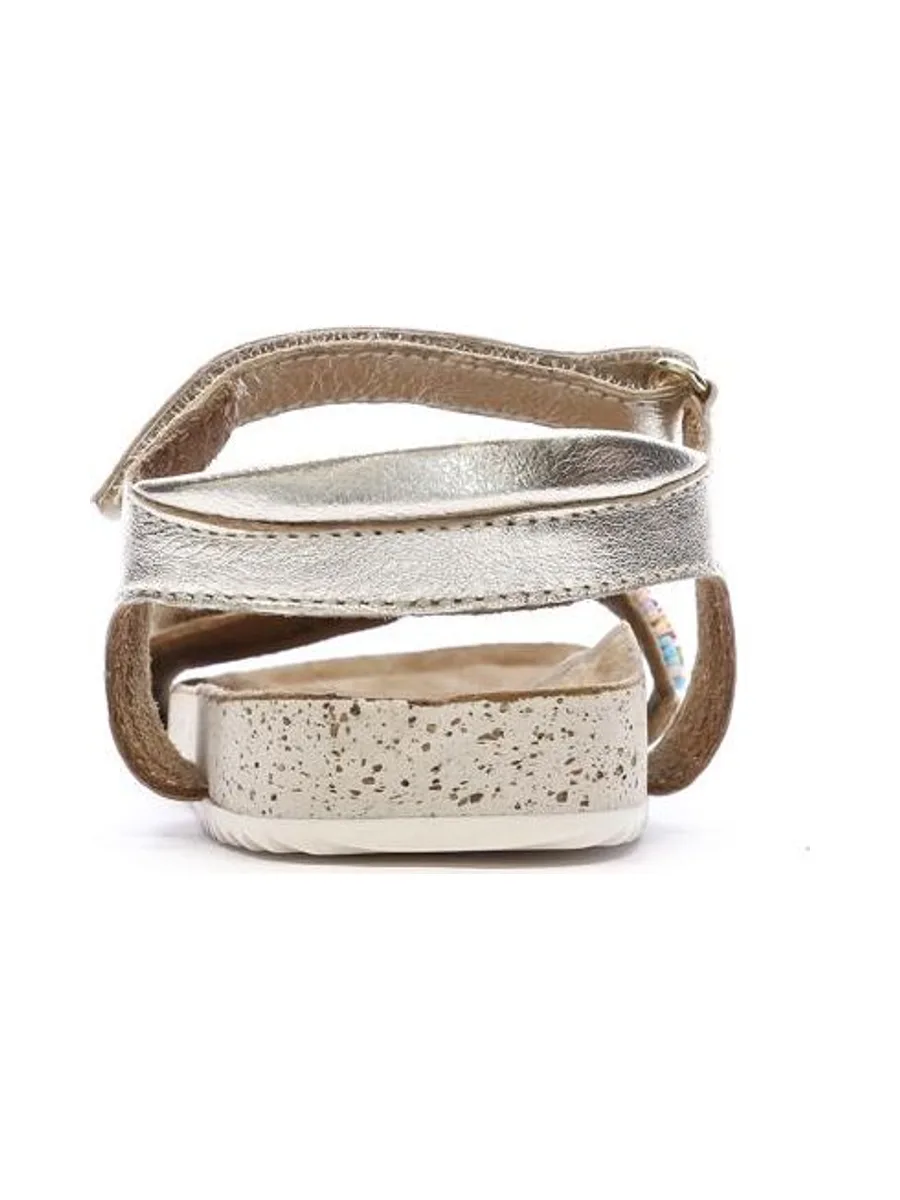 Sandales Doré et Perles Fille Mod8 Mo Charlene 4