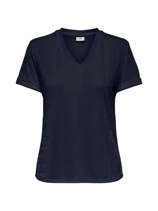 T-Shirt Marine Femme JDY Pensa 1