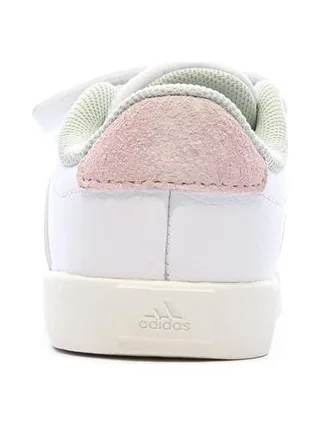Baskets Blanches/Roses/Grises Fille Adidas Court 3.0 3