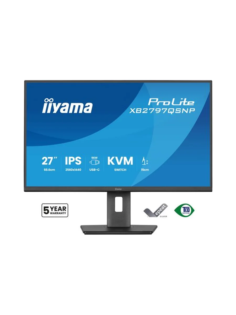 27'' IPS QHD 75Hz puertos y KVM Pro Max 2