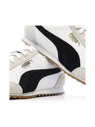 Baskets Blanches/Beiges/Noires Homme Puma Arizona Retro 7