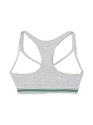 Brassière Gris Femme Lacoste World 2