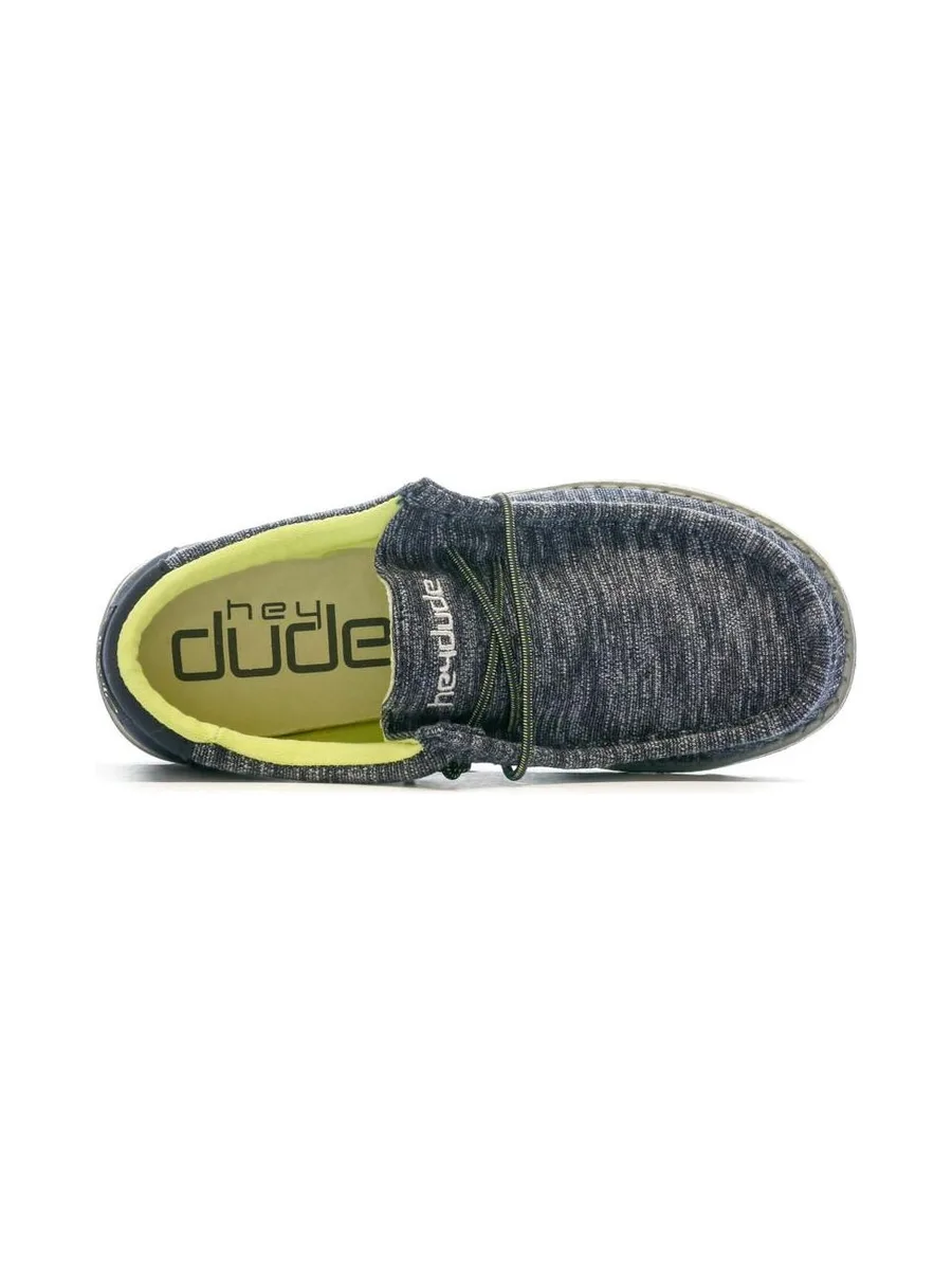 Chaussures Marine/Grise Garçon Hey Dude Wally Youth 5