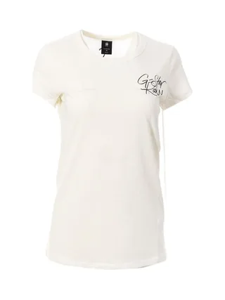 T-shirt Beige Femme G-Star RAW Handwritten 1