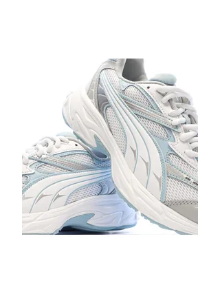 Baskets Blanches/Bleu Clair Garçon Puma Morphic 7