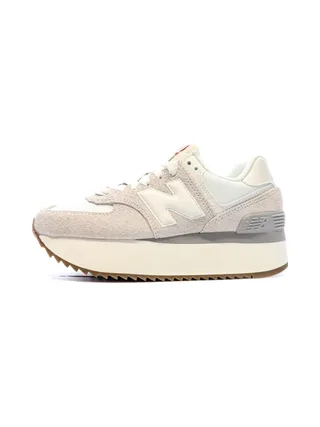 Baskets Compensé Beige Femme New Balance 574 1